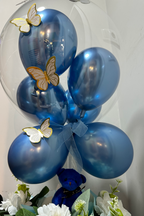 Welcome - Erkek Bebek Tasarım (Balon ve Oyuncak Peluşlu)