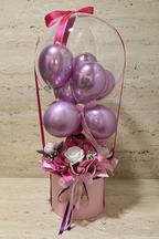 Welcome - Kız Bebek Tasarım (Balon ve Oyuncak Peluşlu)