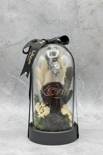 Forever Black-Gold Solmayan Gül Serisi