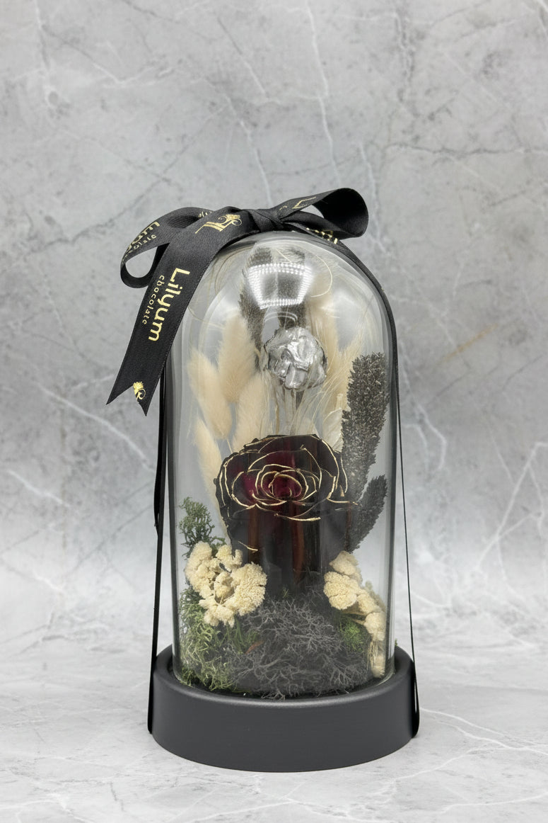 Forever Black-Gold Solmayan Gül Serisi