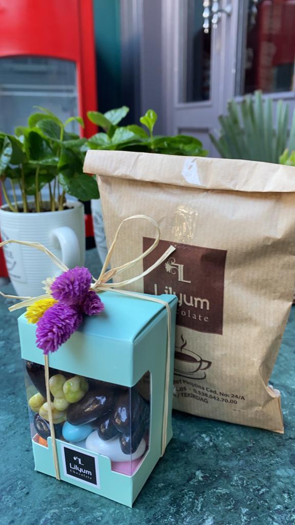 Hediyelik Draje Kutusu ve Kuru Kahve Seti