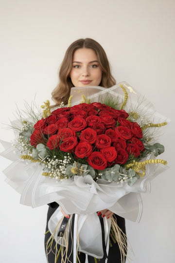 Juliet 41 Kırmızı Gül Buketi