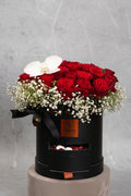 Canlı Kırmızı Gül Flowerbox