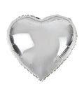 Uçan Silver Kalp Balon (Helyum Dolu)