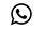 whatsapp icon but black/white 