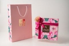 Gümüş Yaldızlı Kalp Spesiyal Çikolata