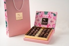 Gold Yaldızlı Kalp Spesiyal Çikolata