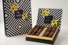 Gold Yaldızlı Kalp Spesiyal Çikolata