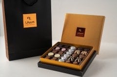 Gümüş Yaldızlı Kalp Spesiyal Çikolata