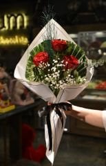 Sindirella 3'lü Kırmızı Gül