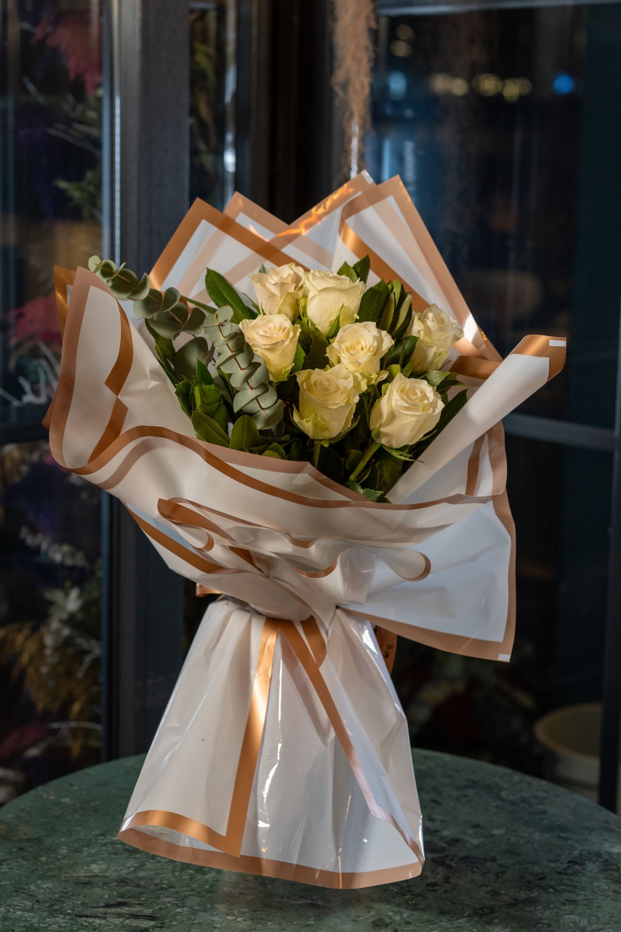 True Love 7'li Beyaz Gül Buketi