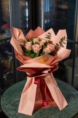 Pure Love 7'li Pembe Gül Buketi
