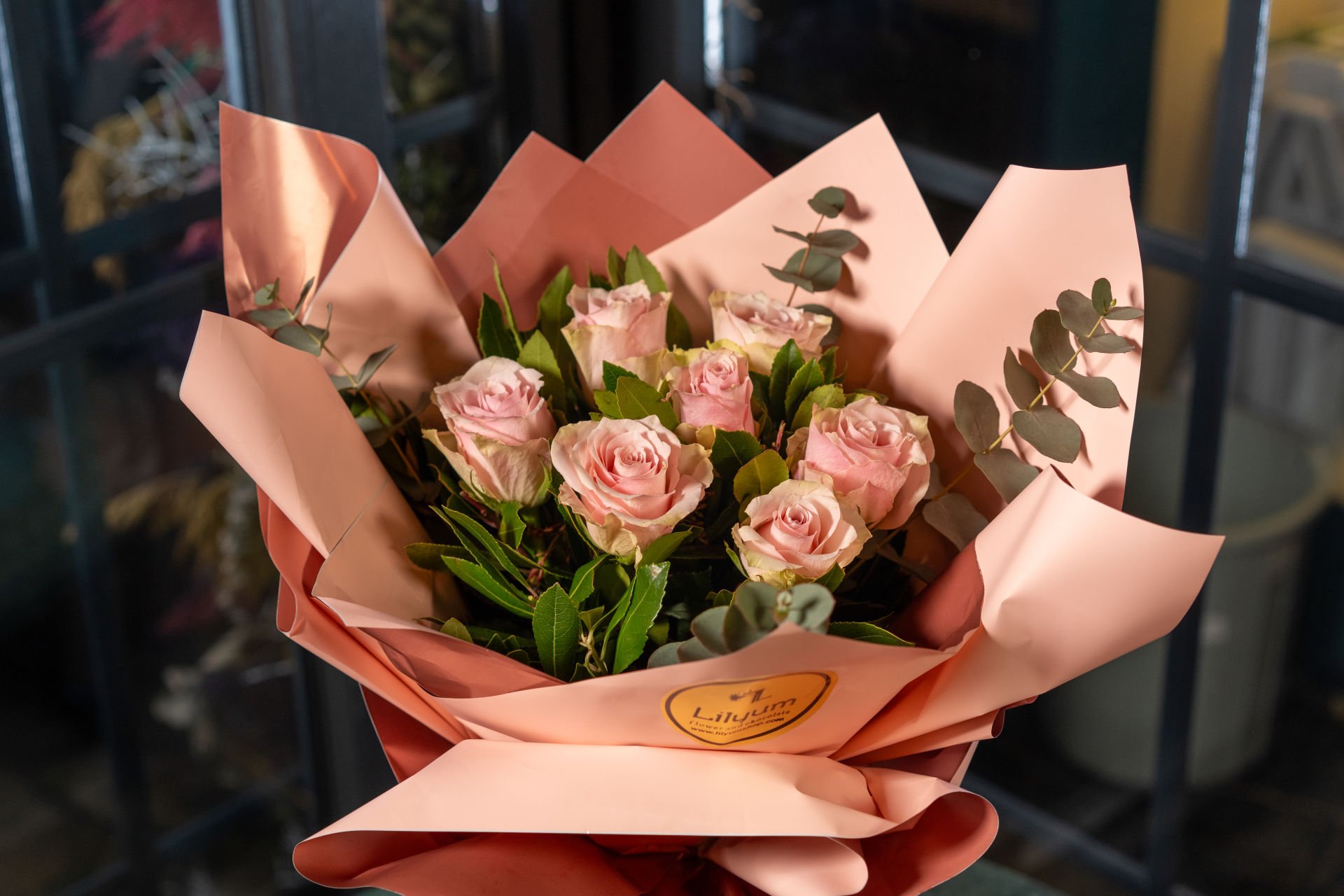 Pure Love 7'li Pembe Gül Buketi