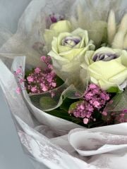 Kalıcı Kadife Gül Buketi (Özel Seri)