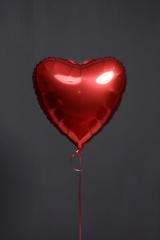 Büyük Uçan Kırmızı Kalp Balon XXXL (Helyum Dolu, 40'' ) - 1 Adet