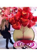 Büyük Uçan Kırmızı Kalp Balon XXXL (Helyum Dolu, 40'' ) - 1 Adet