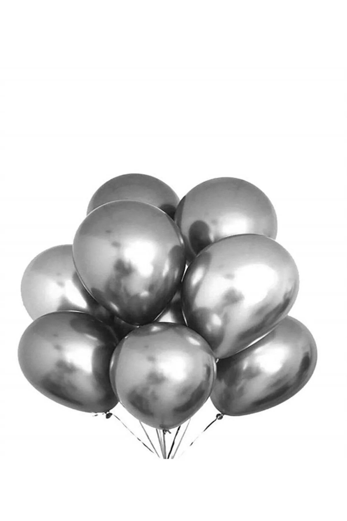Uçan Silver Balon (Helyum Dolu) - 1 Adet