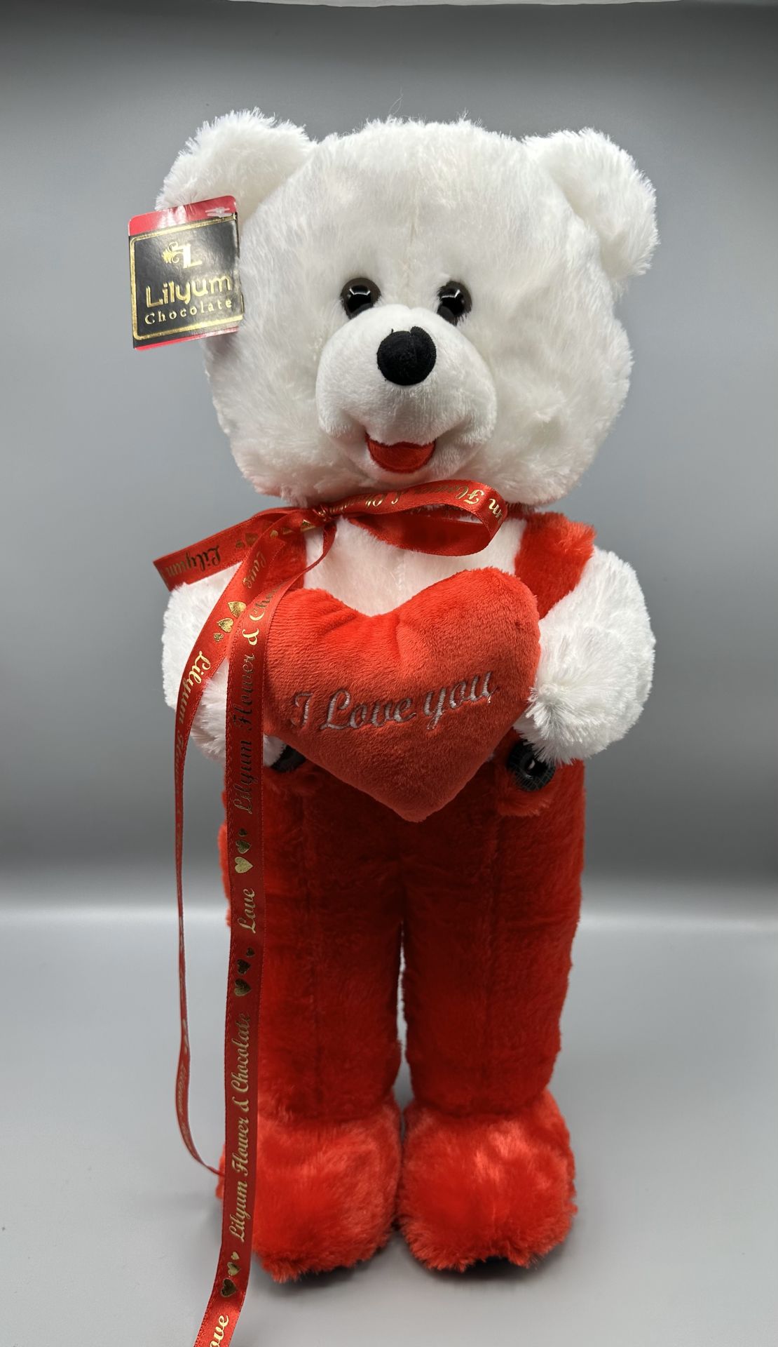 Tulumlu Beyaz Ayıcık (50cm)