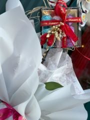 Benekli Orkide + Mini Hediyelik Çikolata