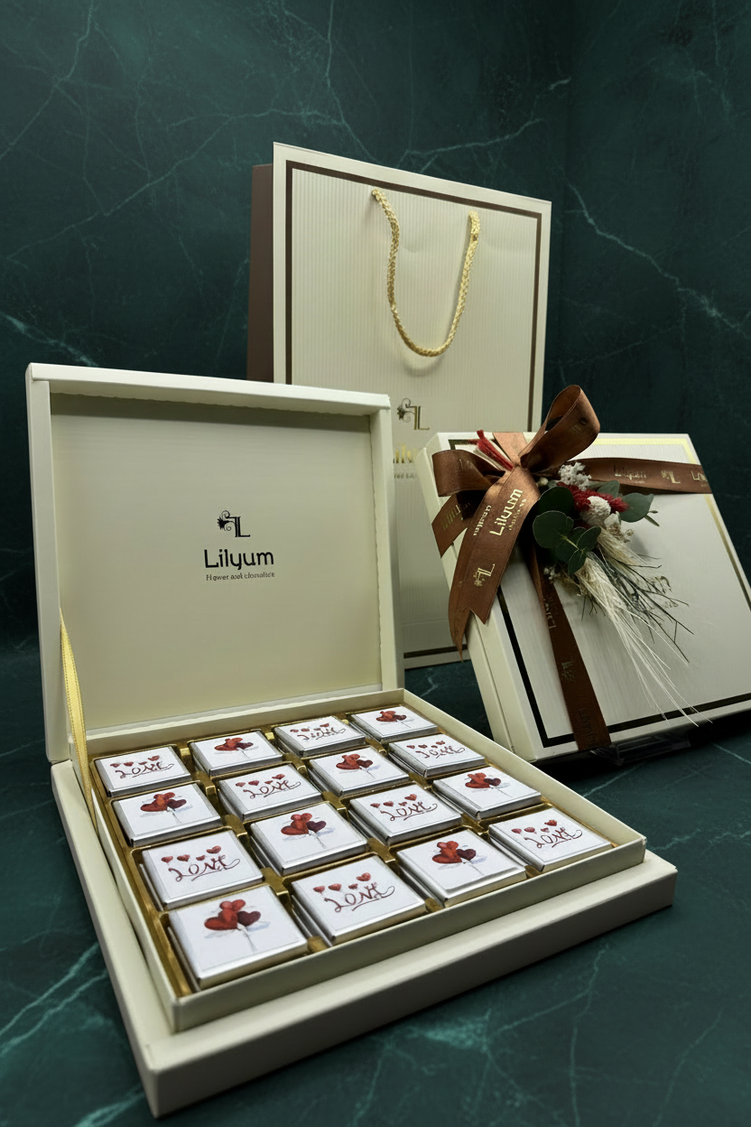 Dizayn Kutu Baskılı Madlen Çikolata