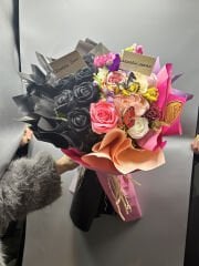 Senden Önce & Senden Sonra Buketi (Kalıcı Güller)