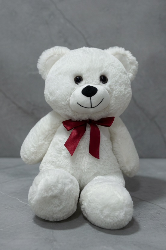 Beyaz Peluş Ayıcık - 46cm